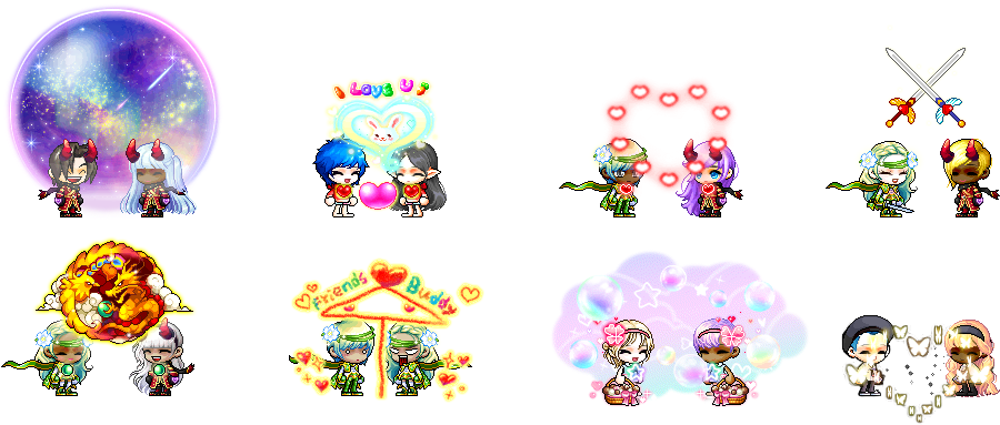 MapleStory July 24 Cash Shop Update Friendship and Couple Items