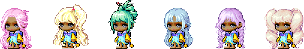 MapleStory July 3 Cash Shop Update Female Royal Hairstyles