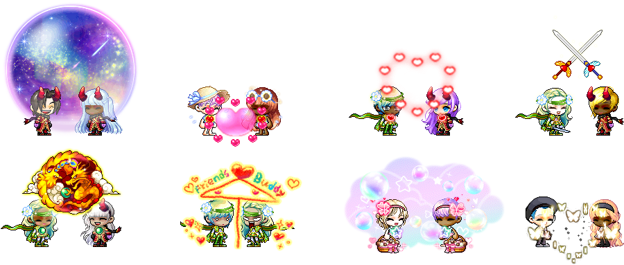 MapleStory July 24 Cash Shop Update Friendship and Couple Items