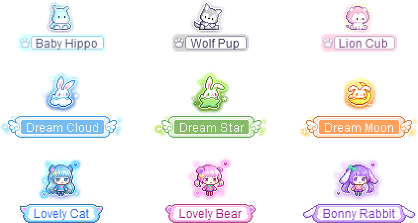 MapleStory July 17 Cash Shop Update Luna Crystal Pets