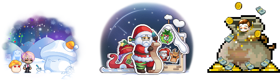 Gachapon Chairs December 4 Cash Shop Update Festival Mushroom Chair Maplemas Tree Panel Chair False Happiness Chair