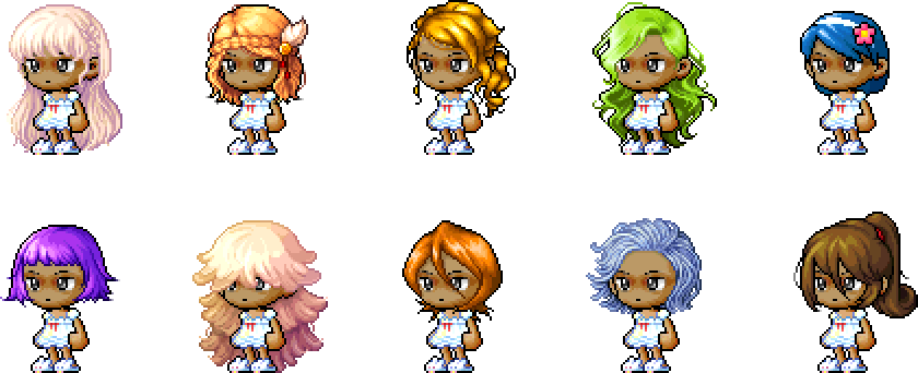 MapleStory November 20 Female Choice Hair