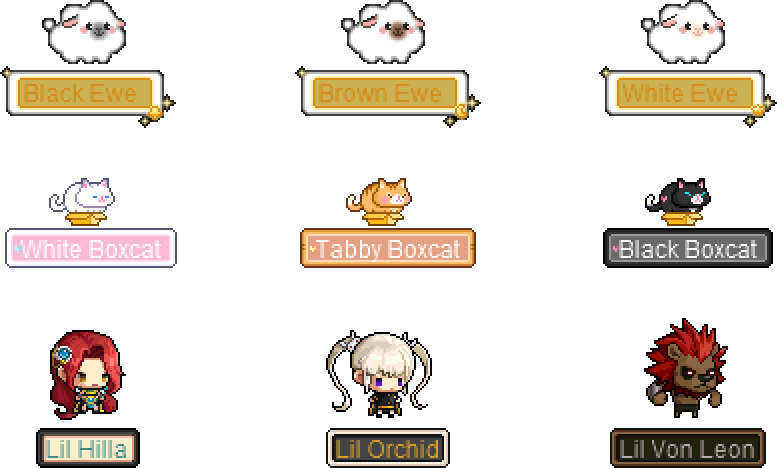 MapleStory November 20 Cash Shop Update Pets