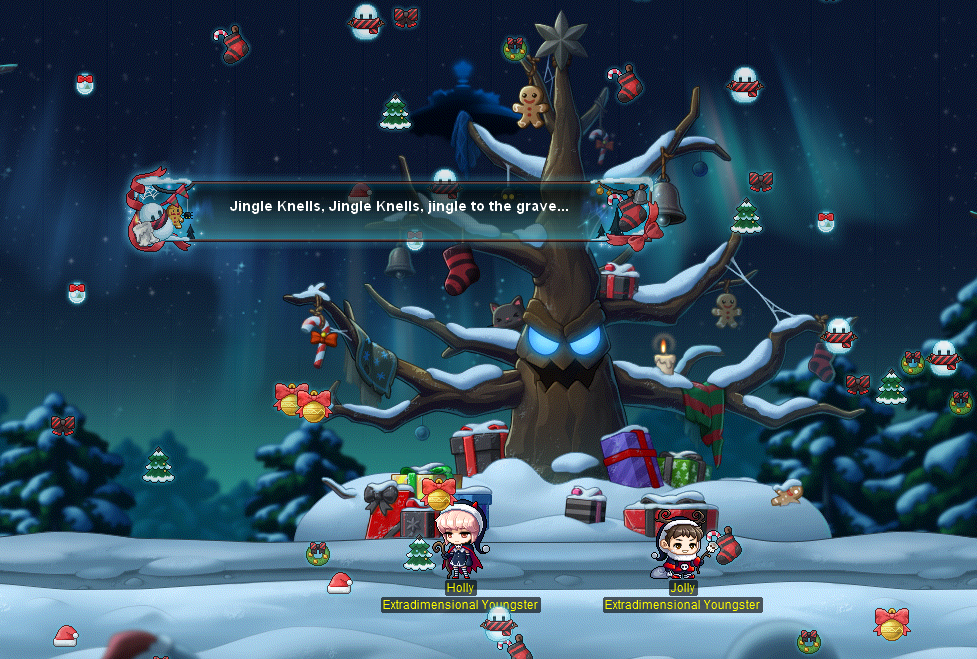 Jingle Knells Dark Maplemas MapleStory