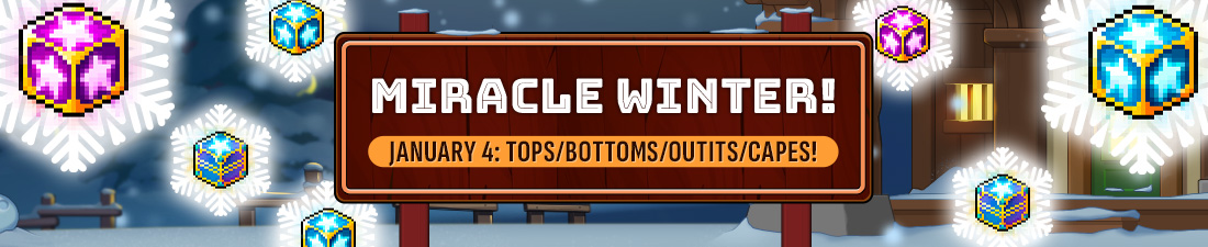 January 4 Miracle Winter Tops Bottoms Overalls Capes MapleStory