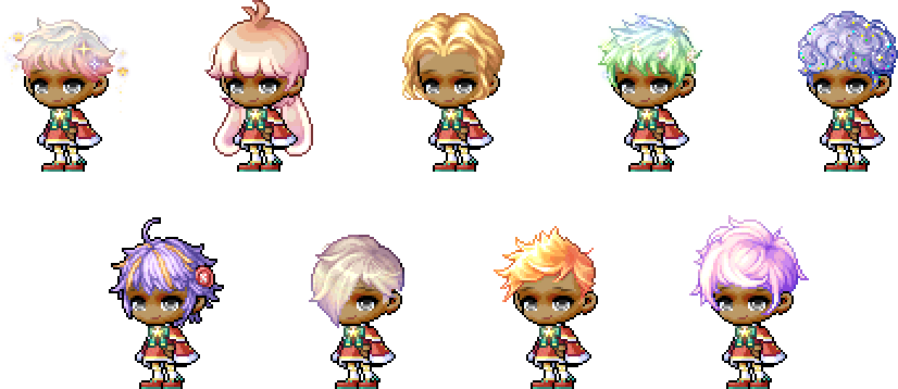 MapleStory December 25 Cash Shop Update Male Christmas Royal Hairstyles