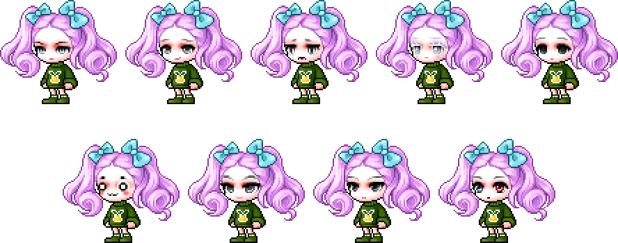 MapleStory December 25 Cash Shop Update Female Christmas Royal Faces
