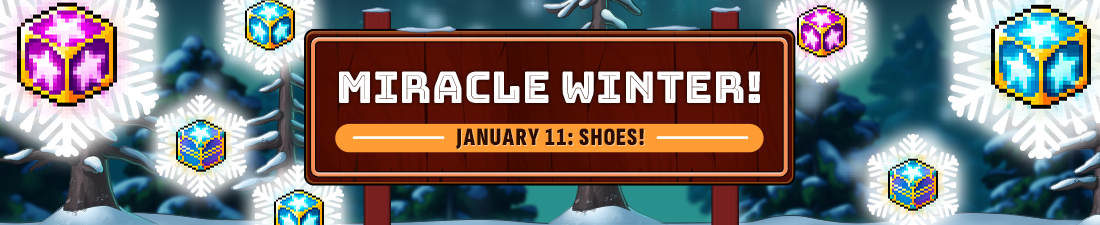 Miracle Winter MapleStory January 11 Shoe Equipment