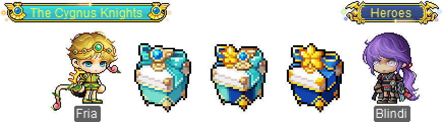 Triumphant Cygnus Knights and Awakened Hero Packages January 8 Cash Shop Update