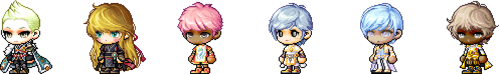 MapleStory January 8 Cash Shop Update Male Hero Hairstyles