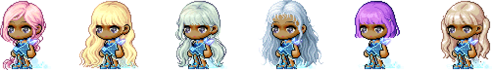 MapleStory January 1 Cash Shop Update Female Royal Hairstyles