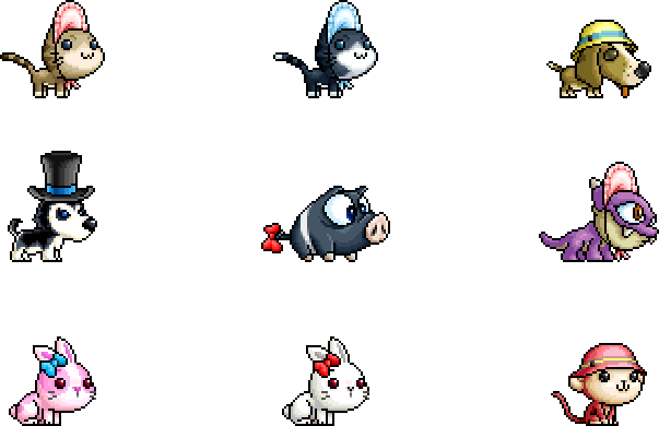 MapleStory January 29 Cash Shop Update Spiegelmann's Magic Hat: Pets