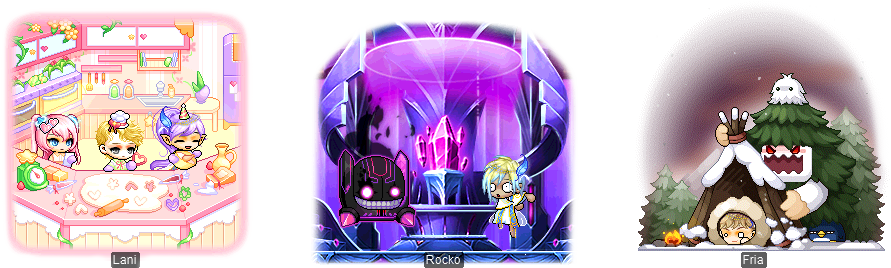 Gachapon Chairs February 5 Cash Shop Update Meet at the Bakery Chair Ex's Toothy Grin Snowy Mountain Survivor Chair
