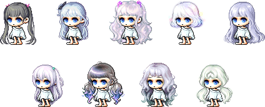 MapleStory February 12 Cash Shop Update Valentine's Female Royal Hairstyles