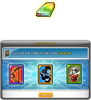 MapleStory Legendary Familiar Booster Pack