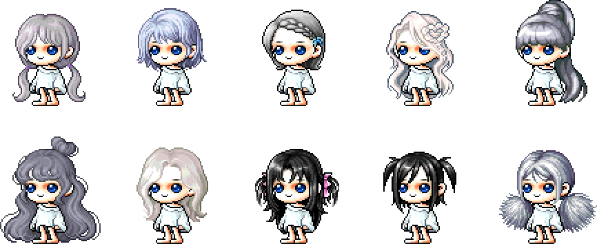 MapleStory February 19 Female Choice Hair