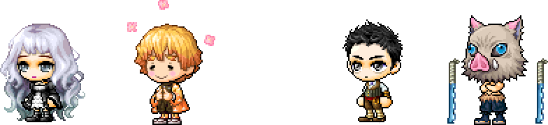 MapleStory x Demon Slayer Cash Shop Update Philosopher's Book New Outfit Covers