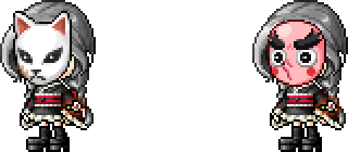 MapleStory x Demon Slayer March 19 Cash Shop Update Gachapon Outfit Items