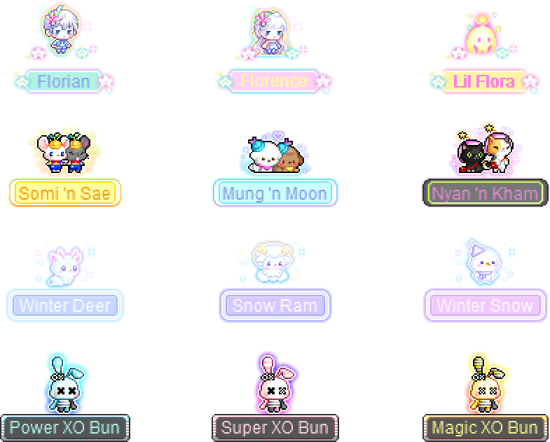 MapleStory March 19 Cash Shop Update Luna Crystal and Wonderberry Pet Equipment