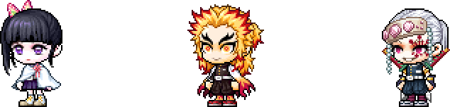 MapleStory x Demon Slayer April 9 Cash Shop Update Themed SSB